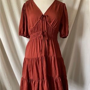GAP Rust Midi Dress MP NWT